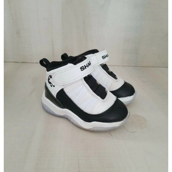 Shaq Baby Boys Ice Bottom Retro Basketball Hi-Top Sneaker Shoes Size 3 Used - Picture 1 of 7